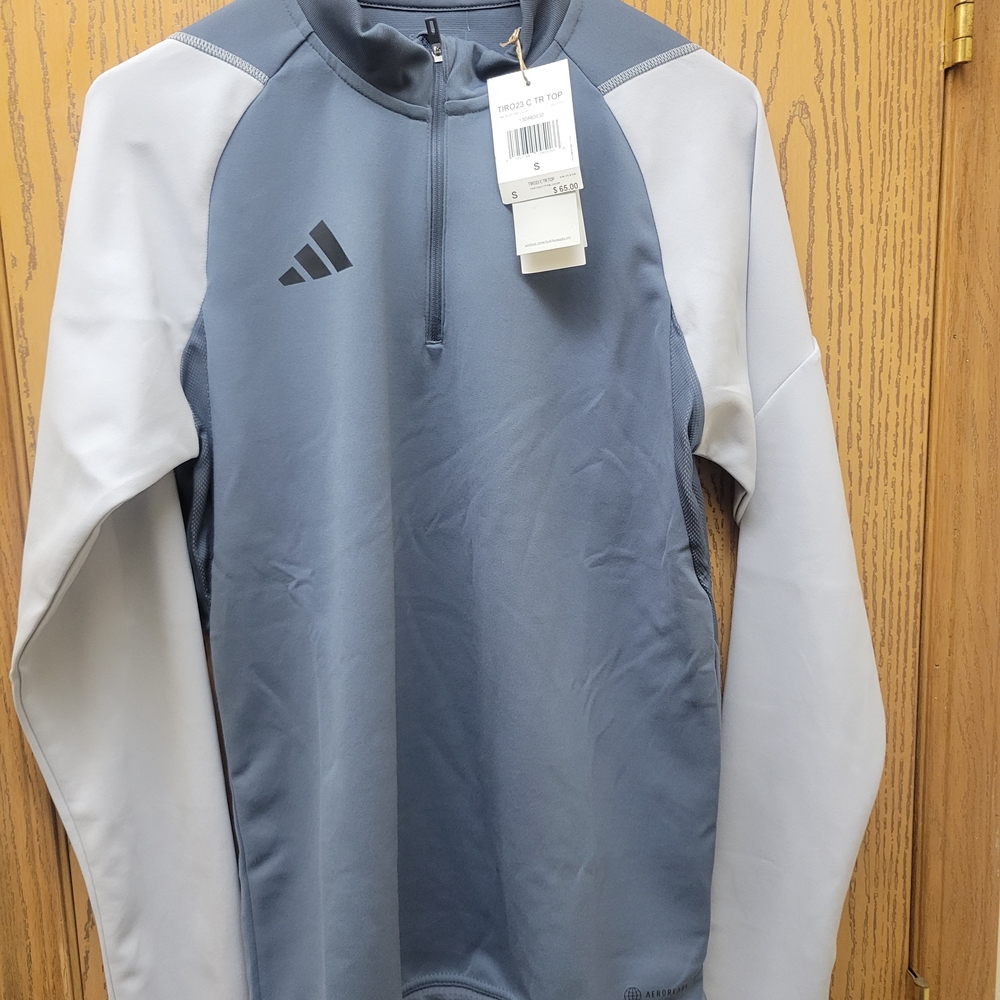 Adidas Two-Tone Half-Zip Pullover - Picture 5 of 8